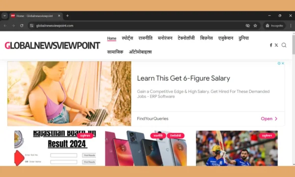 Globalnewsviewpoint.com | AdSense Approved Discover & News ON site for Sell